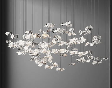 Art Chandelier Glass Chandelier Restaurant Chandelier Hotel Chandelier Crystal Chandelier 3d model