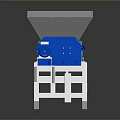 DS 280 Industrial Machine With Blue Yellow Components And White Base Frame