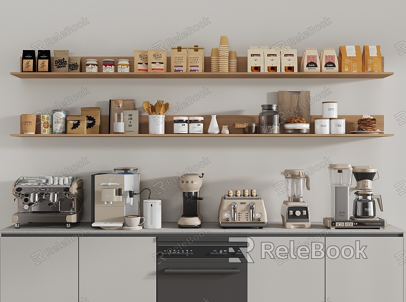 Coffee Machine Food Beverage Kitchen Appliances Blender Juicer Bread Machine Coffee Bag Coffee Cup model