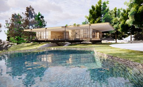 Modern Villa 3d model