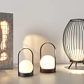 Outdoor Lights With Modern Block Lantern And Woven Metal Illuminated Designs