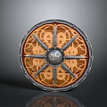 Modern Medieval Shield Ancient Shield 3d model