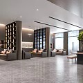 Modern Elegant Milk Tea Shop Interior Design With Open Counter Green Plants And Hanging Lights