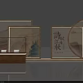 Traditional Jiangnan Style Photo Check in Spot with Wooden Screens Chinese Characters Ancient Architecture Patterns