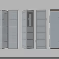 Modern Elevator Designs Featuring Metal Frames Glass Doors And Various Contemporary Styles 3d model