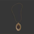 Stunning Gold Chain Necklace With Red Oval Gemstone Pendant Jewelry Design