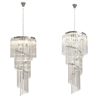 Crystal chandelier 3d model