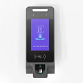 Secure Industrial Equipment with Digital Screen and Fingerprint Scanner for Access Control