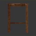 Wooden Square Top Side Table With Simple Design And Sturdy Legs For Home
