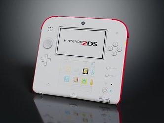 Modern game console home game console Nintendo game console vintage game console 3d model