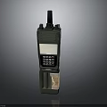Vintage Green Military Weapon Communication Device With Antenna Keypad And Display Screen