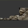 Natural Rough Stone and Wooden Materials in Various Sizes for Construction Projects