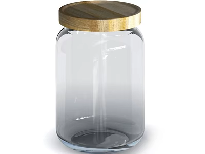 Kitchen supplies seasonings bottle 3d model