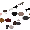 Diverse Coffee Tables Collection Featuring Various Colors Shapes And Modern Designs
