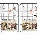 Grid Photo Wall Design With Metal Frame Clips Photos And Decorative Notes