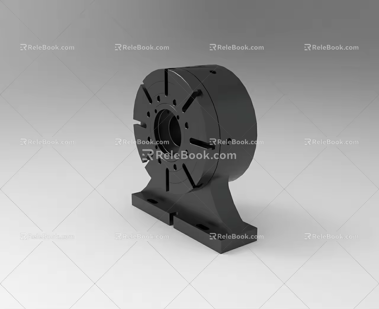 Industrial equipment five-axis module machine tool supporting device 1360 3d model