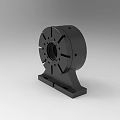 Industrial equipment five-axis module machine tool supporting device 1360 3d model