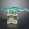 Machine Shark Science Fiction Shark Future Shark Concept Shark Machine Shark Animal Game Animal 3d model
