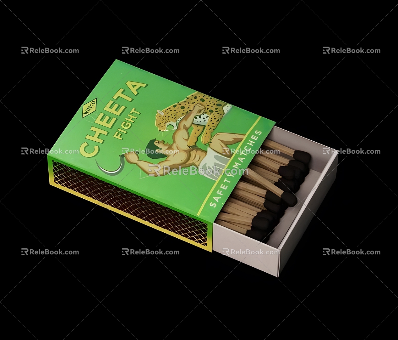 Realistic Matchbox Modern Realistic Box Matchbox Matchbox Matchbox Carton 3d model