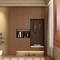 Middle style wardrobe 3d model