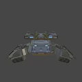 Sci-Fi Puppet Assault Anti-Gravity Tank 3d model