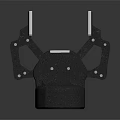 Durable Industrial Mechanical Gripper Device With Metal Arms And Stable Base