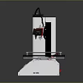 Computer Controlled Desktop 3D Printer With High Precision Build Plate And Modern Design 3d model