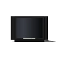 Sleek Modern Black Flat Screen TV With High Definition Display And Stable Stand 3d model