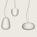 Modern chandelier 3d model