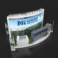 NRI Energy Exhibition Island Featuring 2000 Square Meter Modular Energy Storage System and Wind Power