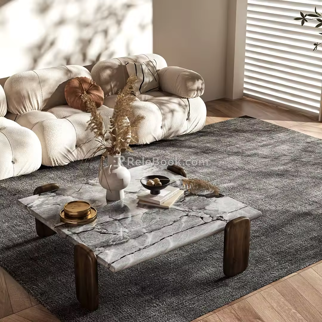 Style coffee table 3d model
