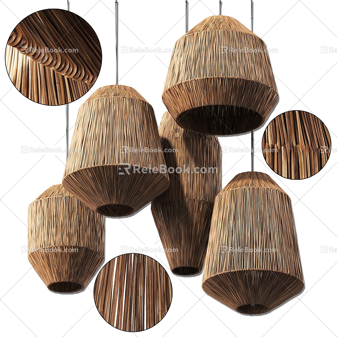 Quiet Wind Chandelier 3d model