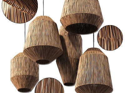 Quiet Wind Chandelier 3d model