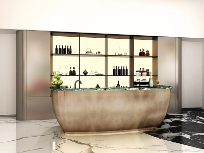 Water Bar Design 3d model