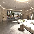 Elegant Modern Luxury Clothing Store Interior Design With Cozy Lounge And Stylish Apparel Displays