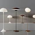 Modern lighting combination floor lamp table lamp 3d model