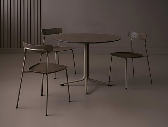 Coffee Table and Chair Negotiation Table and Chair 3d model