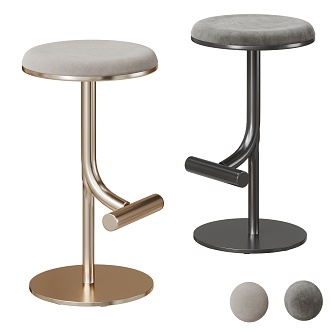 Modern Bar Stool 3d model