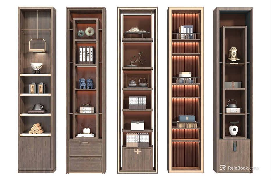 New Chinese Decorative Cabinet texture