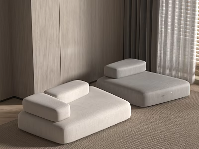 Modern Light Luxury Camper Chair Modern Camper Chair Single Sofa Beauty Couch Casual Sofa 3d model
