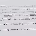Collection of White Fences with Various Styles and Different Designs
