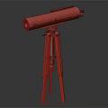 High Quality Commercial Green Telescope with Stable Wooden Tripod Stand for Professional Use