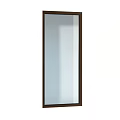 Sleek Modern Rectangle Casement Window Featuring Dark Frame And Clear Glass