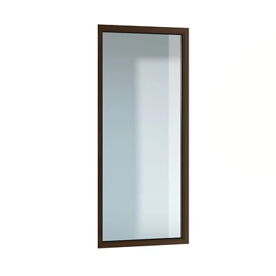 Sleek Modern Rectangle Casement Window Featuring Dark Frame And Clear Glass 3d model