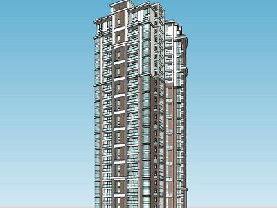 modern high-rise residence model