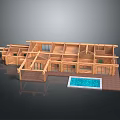 Wooden House Design Featuring Multiple Rooms And Outdoor Swimming Pool Structure