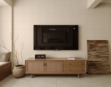 TV Cabinet Dry Branches 3d model