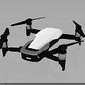 Advanced Quadcopter Drone With Modern Sleek Design White Black Body And Four Propellers