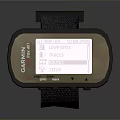 Garmin Smart Watch With Workout Tracking Tracks Setup Display And Gray Strap 3d model