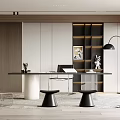 Modern study 3d model